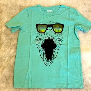 Chill Mode Dinosaur with Sunglasses Graphic Tee